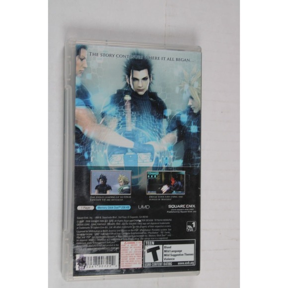 Crisis Core: Final Fantasy VII 7 Metallic Silver Cover Ltd. Edition Sony PSP - Picture 2 of 6